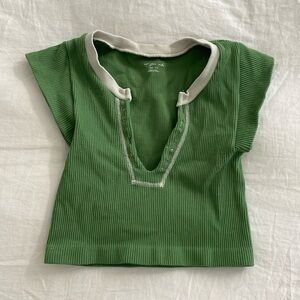 Out From Under Go For Gold Seamless Cropped Top